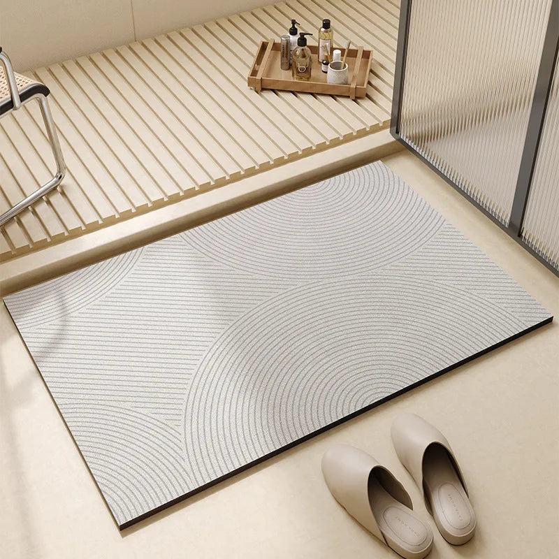 Bathroom mat | Quick-dry non-slip floor mat | Soft technology fleece for modern homes 4
