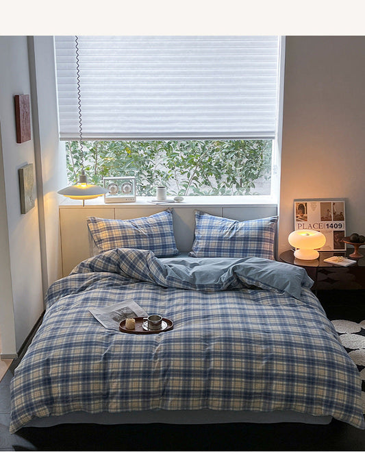 Cleo | Classic Plaid Duvet Set 1