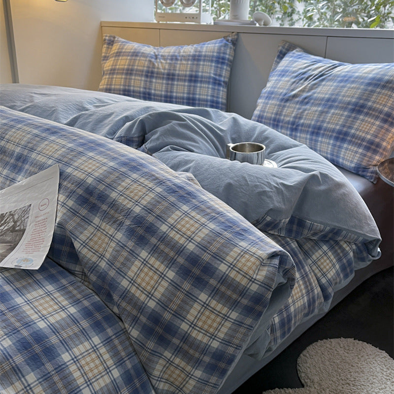 Cleo | Classic Plaid Duvet Set 7