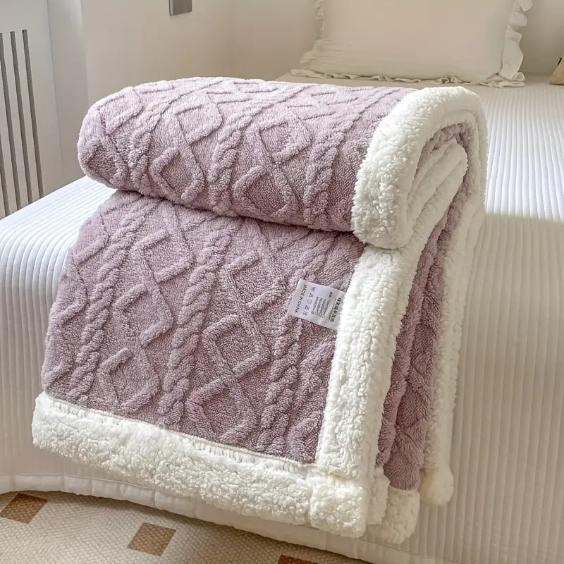 Cleo | Reversible Sherpa Blanket 10