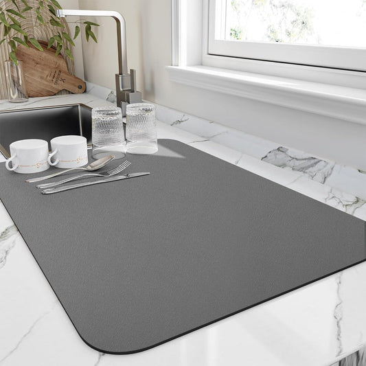 Kitchen super absorbent diatomite drying mat | Quick-dry dish drying solution 1