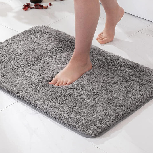 Luxury plush non-slip bath rug | Ultra-soft microfiber bathroom mat 1