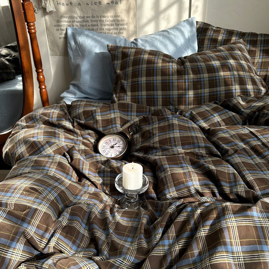 Margot | Vintage Checkered Bedding Set 5