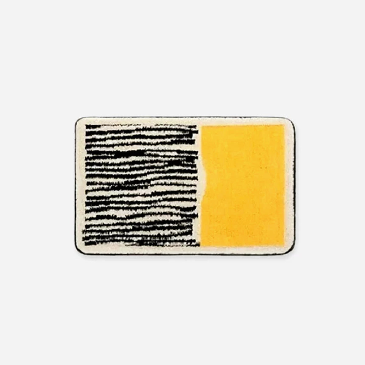 NordicFlow – Luxury Handmade Bath Mat with Abstract Design for Stylish Bathrooms