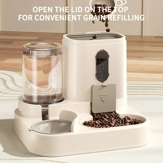 Pet Essentials | Automatic Pet Feeder with Anti-Tip Design | Gravity-Based System for Consistent Nourishment 1