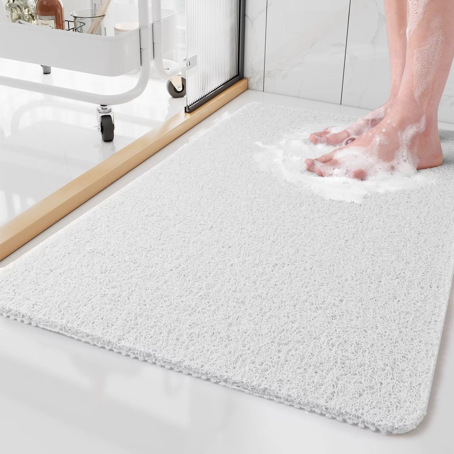 Unisex soft non-slip shower mat | Hygienic bathroom mat for safe and comfortable use 6