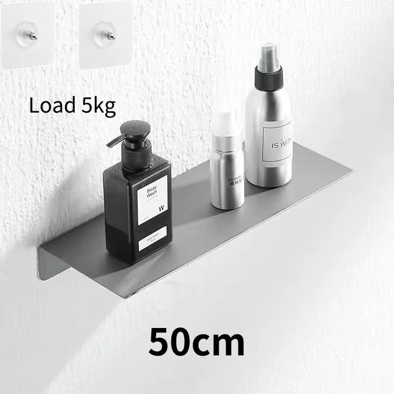 Floating No Drill Bathroom Wall Shelf