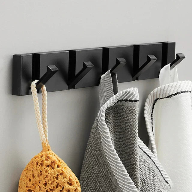 Folding Stainless Steel Wall Hook, Minimalist Space-Saving Design for Any Interior