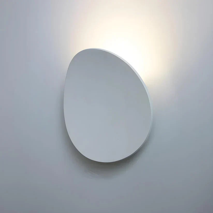 Bedroom Wall Lamp, Aluminum Disc, LED 7W, Black or White, Indoor