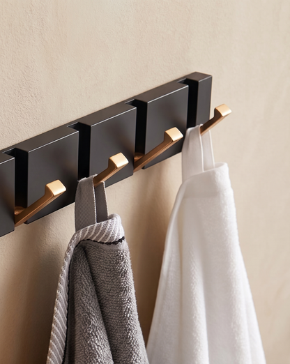 Folding Wall Hook Stainless Steel – Black Gold, 38.5 cm