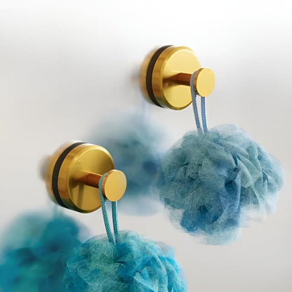 Grip Lock Shower Hooks, No-Drill Suction Mount
