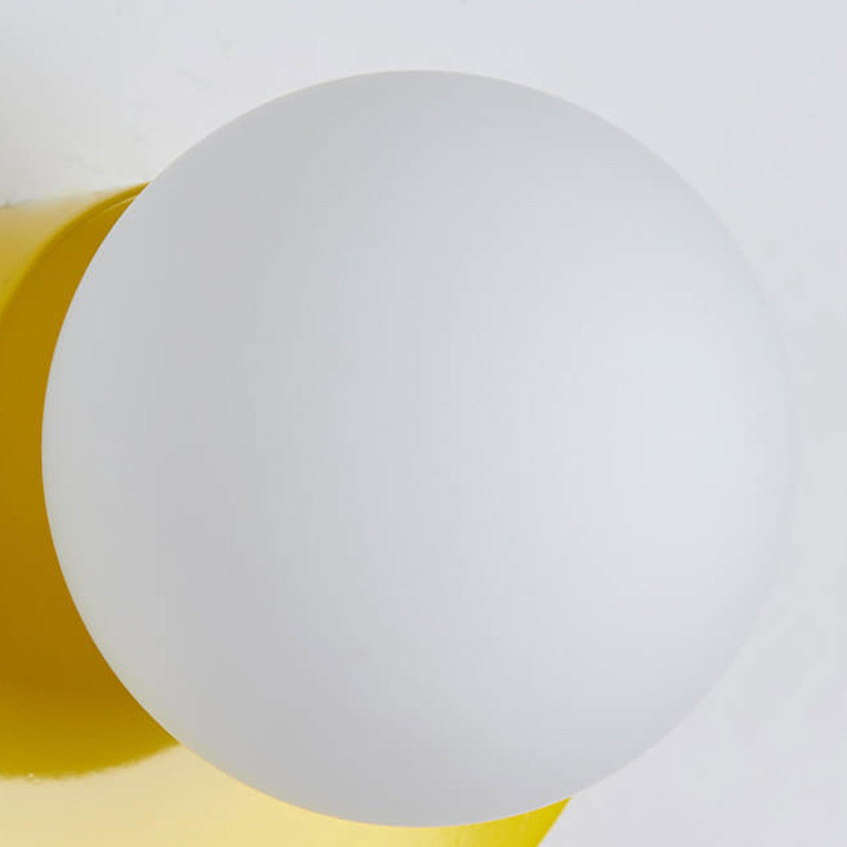 Spherical Glass Wall Sconce, Colorful Semicircle Design