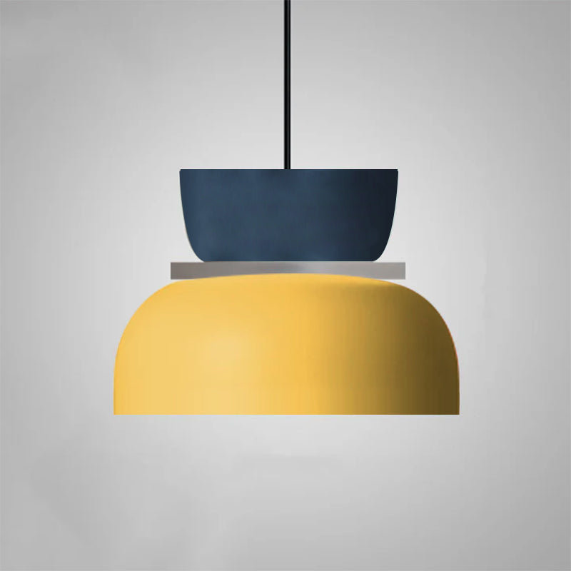 Nordic Macaron LED Pendant Light, Colorful Glass