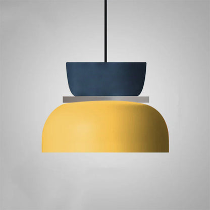 Nordic Macaron LED Pendant Light, Colorful Glass