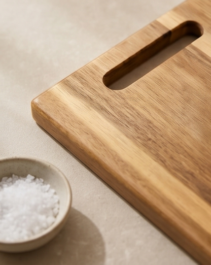 Wooden Cutting Board in Acacia Wood, Set of 3