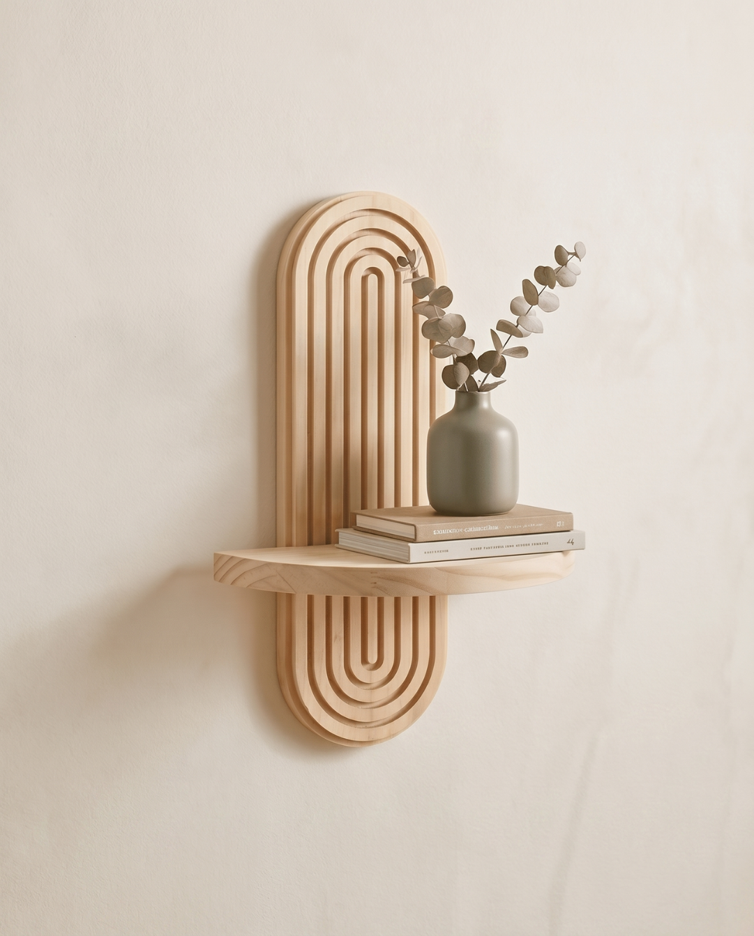 Cove Floating Wall Shelf Set of 2 Boho Style, 30 cm - Set of 2