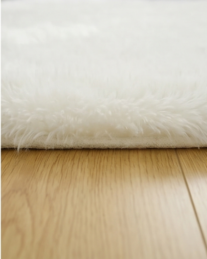Soft Plush Shag Area Rug - Non-Slip and Machine Washable, 120 cm