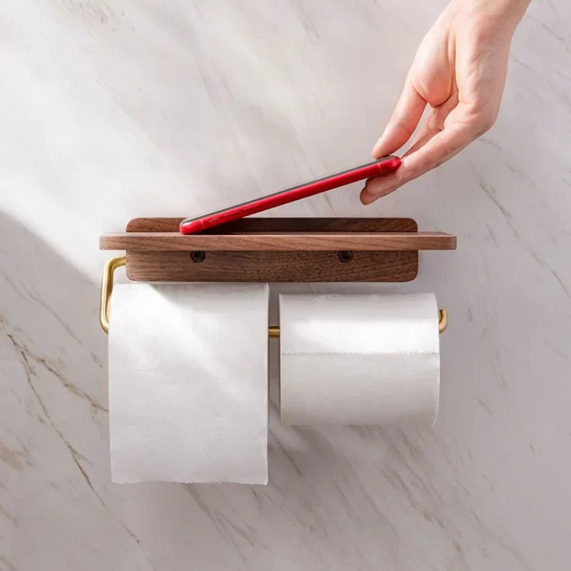Lumea Walnut – Luxury Roll Holder