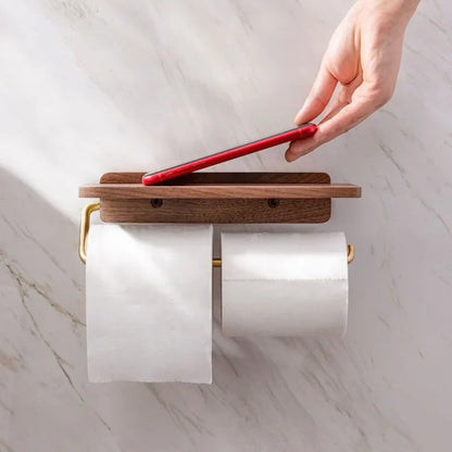 Lumea Walnut – Luxury Roll Holder