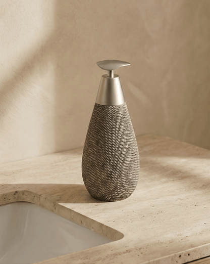 Ceramic Soap Dispenser – Japanese Vintage Style – 400 mL Hand Soap Bottle