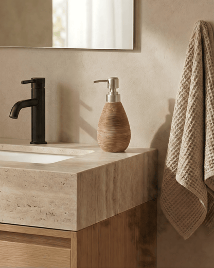 Ceramic Soap Dispenser – Japanese Vintage Style – 400 mL Hand Soap Bottle