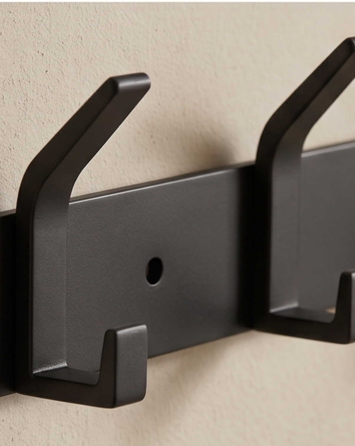 Wall Hooks Aluminum – 3, 4, 5, or 6 Hooks | Bathroom Towel Hooks - 4 Hooks