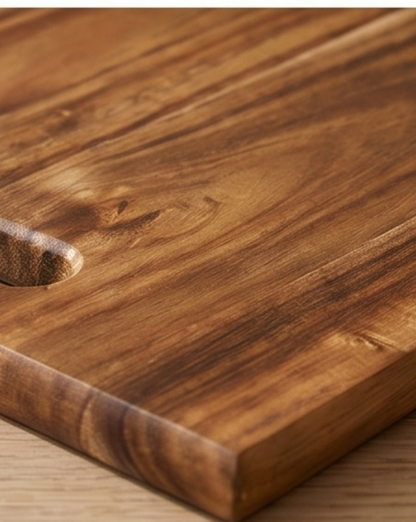 Wooden Cutting Board in Acacia Wood, Set of 3