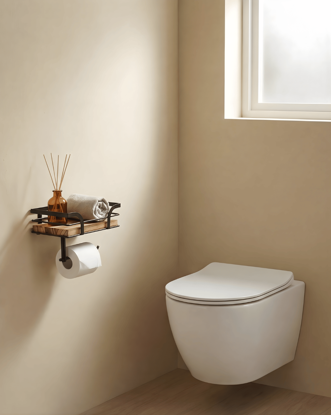 Wall Toilet Paper Holder – Toilet Paper Holder with Storage