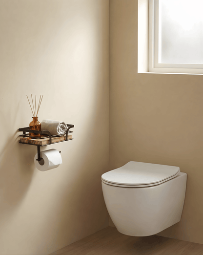 Wall Toilet Paper Holder – Toilet Paper Holder with Storage