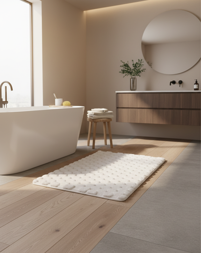 Plush Absorbent Bath Mat | Maison Roze - Grey