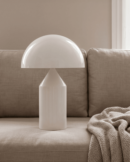 Lune Mushroom-Shaped Aluminum Table Lamp | Mushroom Lamp White