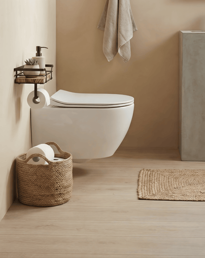 Wall Toilet Paper Holder – Toilet Paper Holder with Storage