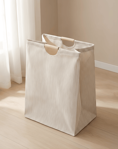 XL Laundry Basket with Handles – Freestanding Fabric Storage Bag for Bathroom and Bedroom
