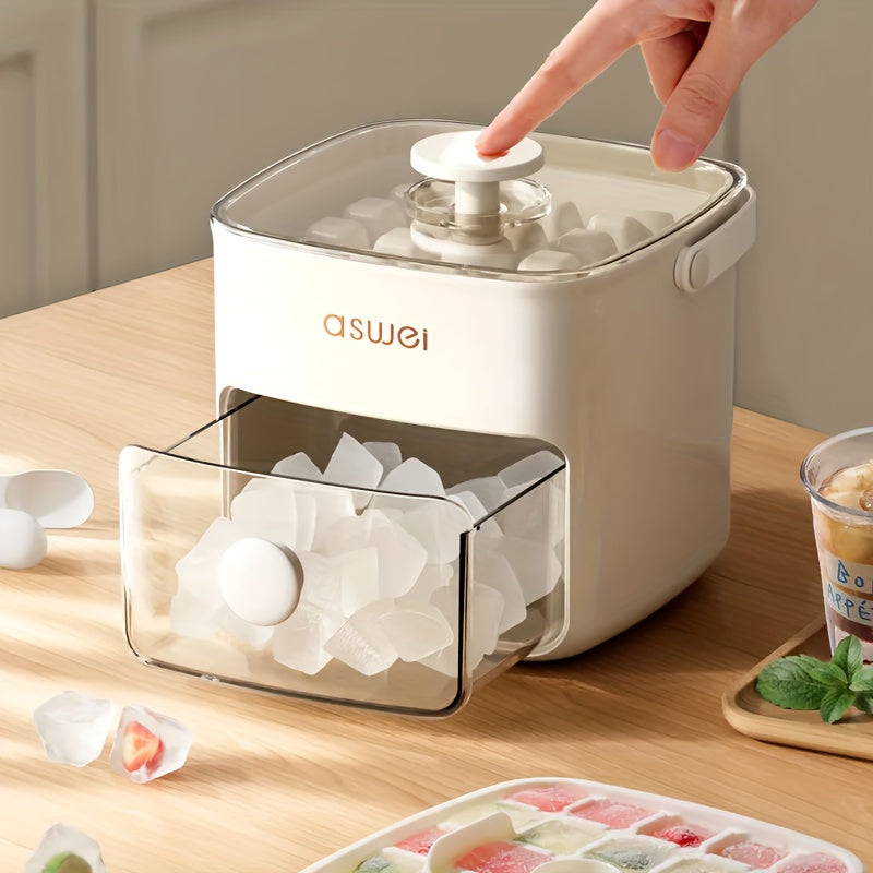 Electric Ice Maker, High Capacity, for Ice Cubes and Ice Balls, Kitchen or Home Bar