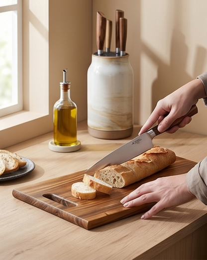 Wooden Cutting Board in Acacia Wood, Set of 3