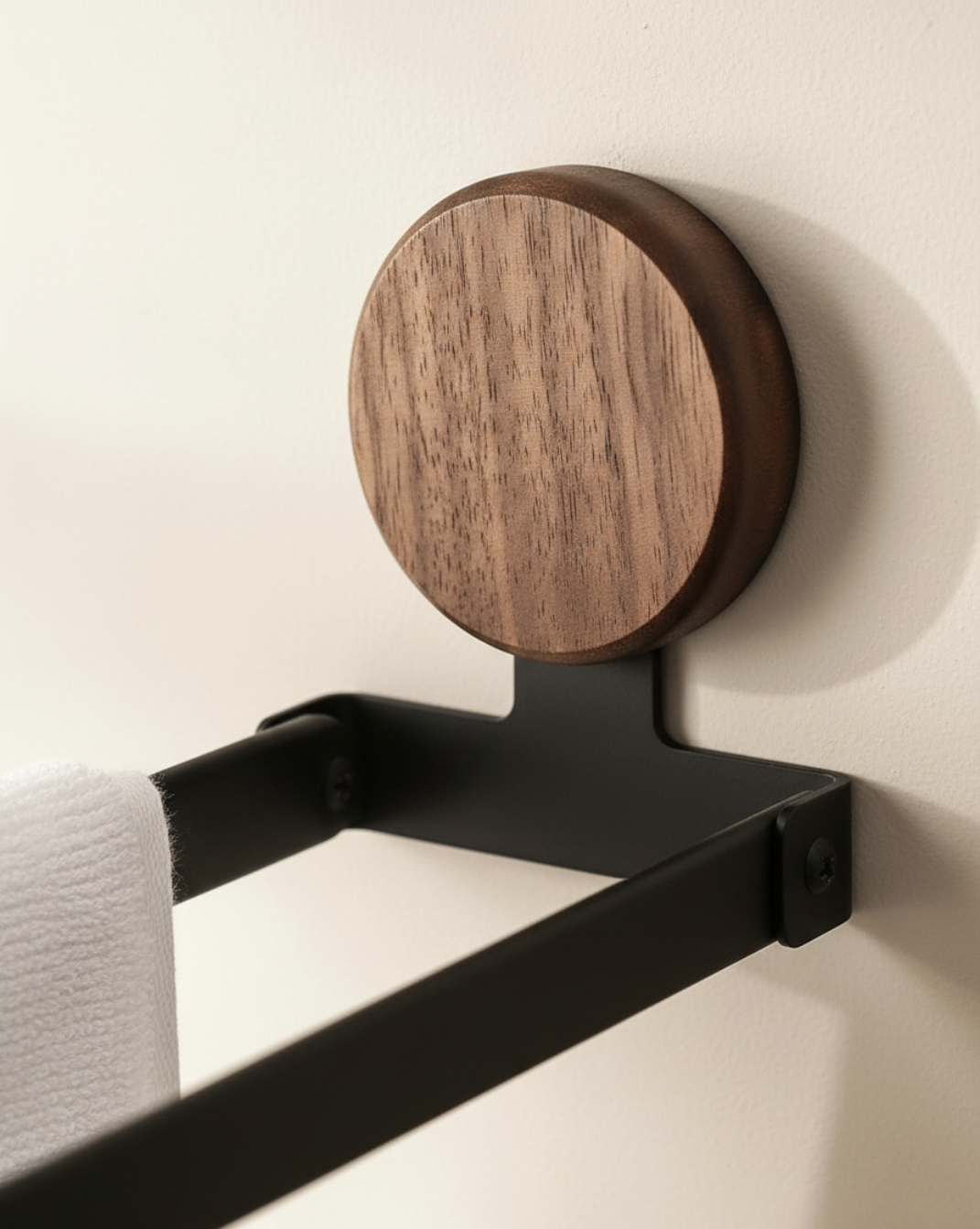 Stainless Steel Towel Rack – Wall-Mounted, Folding Design
