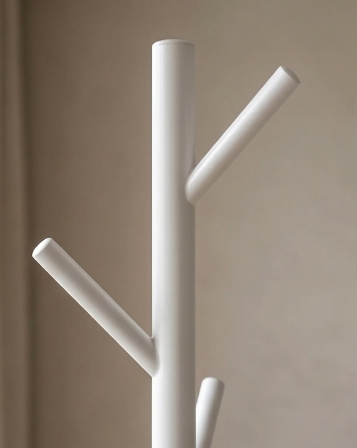Freestanding Coat Rack Metal Black – Standing Coat Rack with 8 Hooks