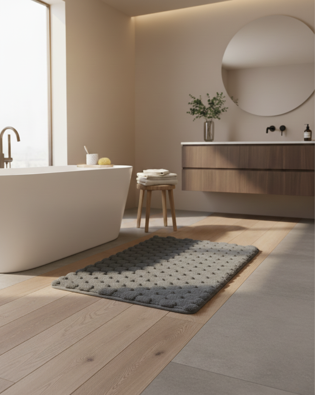 Plush Absorbent Bath Mat | Maison Roze