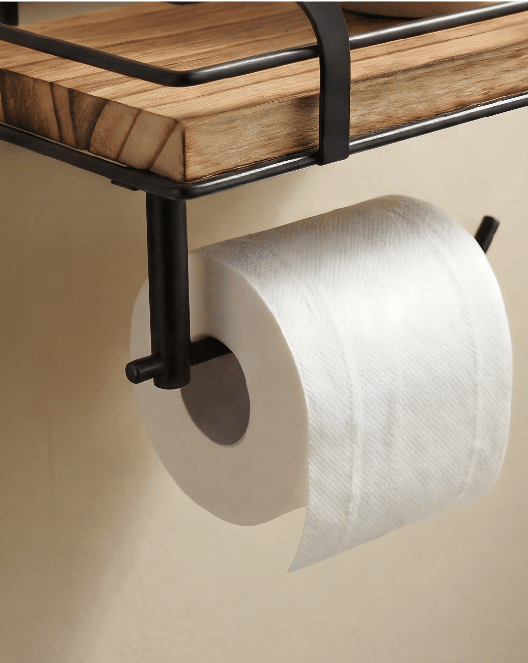 Wall Toilet Paper Holder – Toilet Paper Holder with Storage