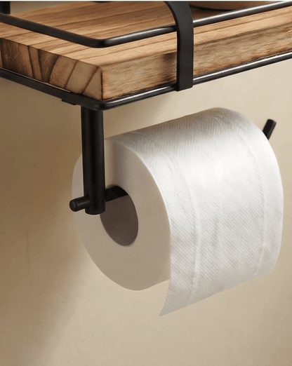 Wall Toilet Paper Holder – Toilet Paper Holder with Storage