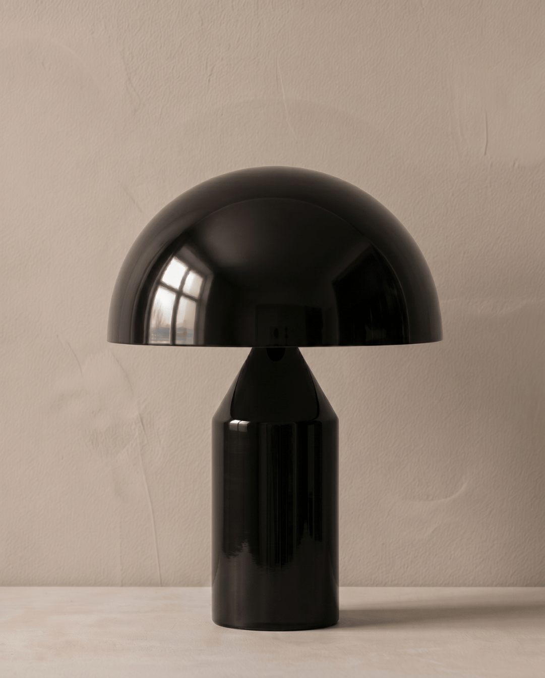 Lune Mushroom-Shaped Aluminum Table Lamp | Mushroom Lamp Black