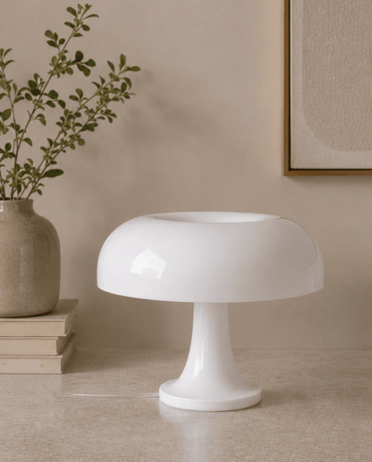 Mushroom Table Lamp - Retro Design, 32 cm