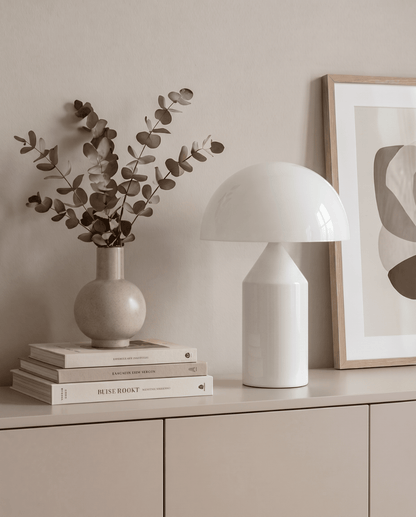Lune Mushroom-Shaped Aluminum Table Lamp | Mushroom Lamp White