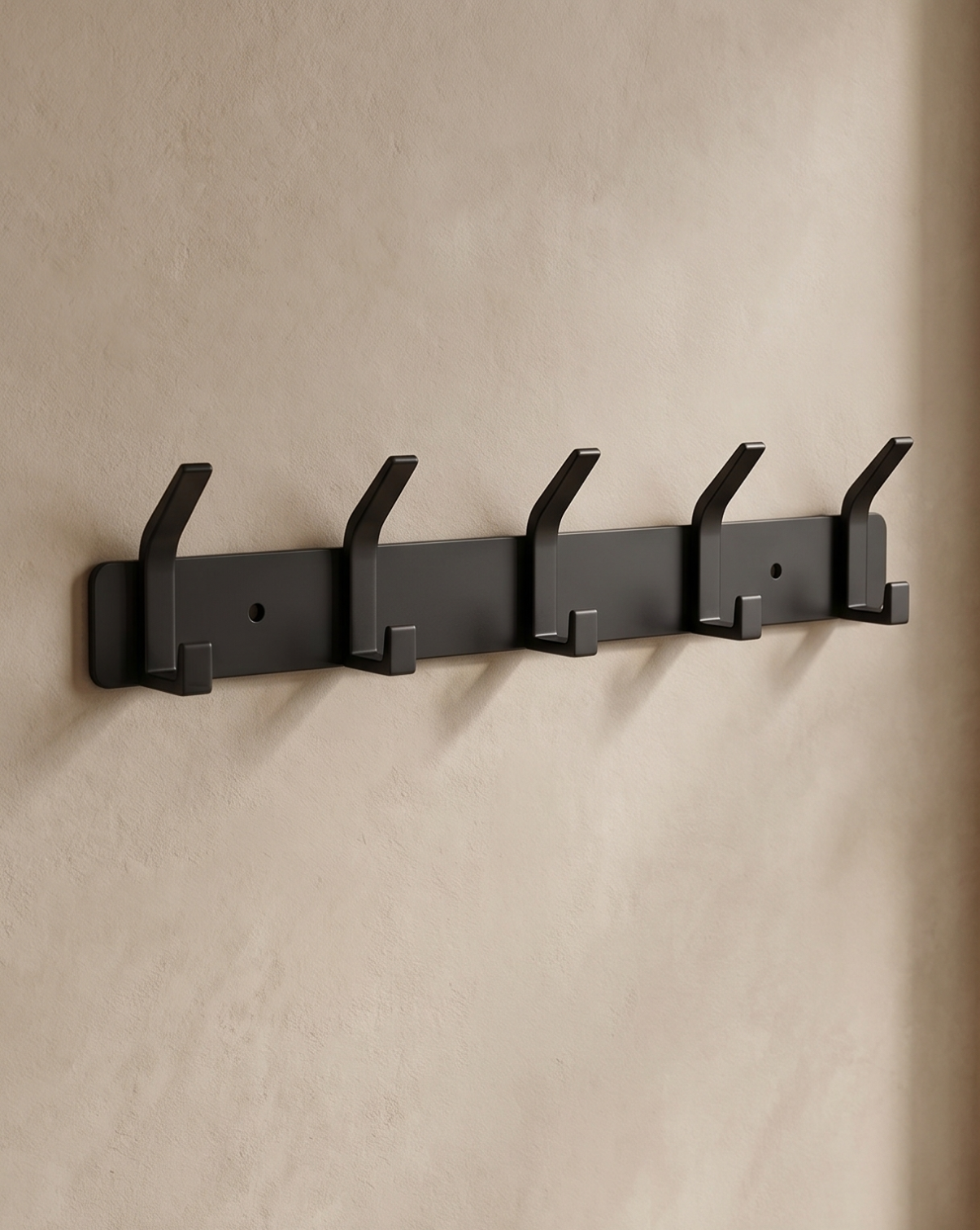Wall Hooks Aluminum – 3, 4, 5, or 6 Hooks | Bathroom Towel Hooks