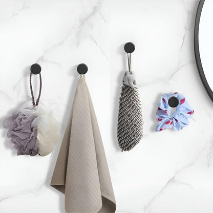 Grip Lock Shower Hooks, No-Drill Suction Mount