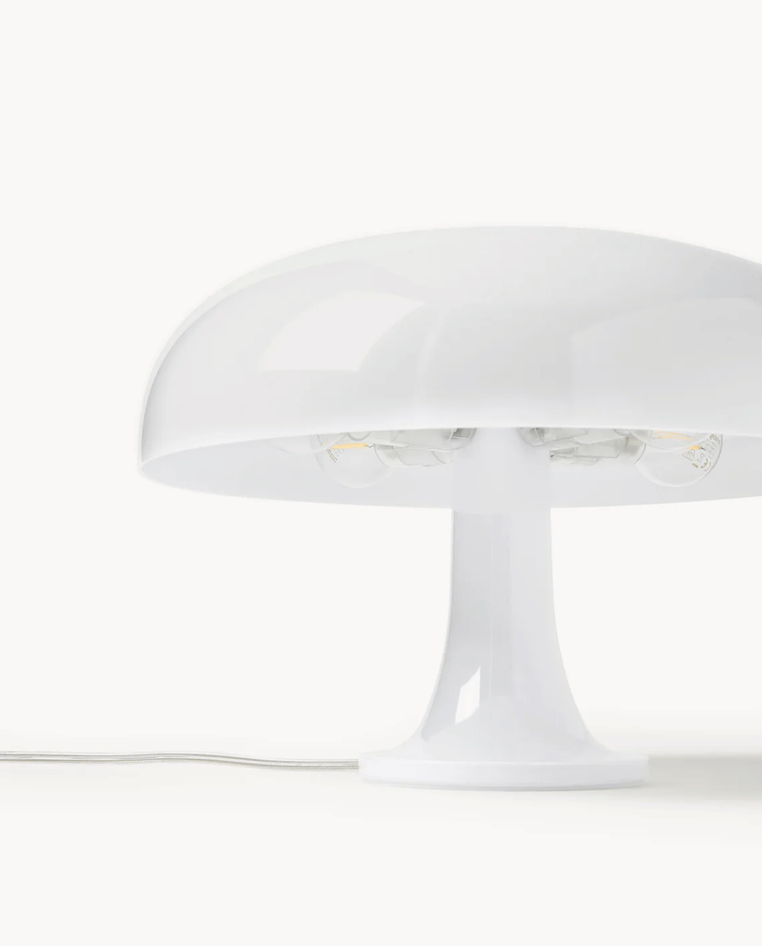 Mushroom Table Lamp - Retro Design, 32 cm