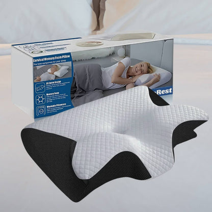 Memory Foam Pillow for Neck & Shoulder, Optimal Support & Comfort