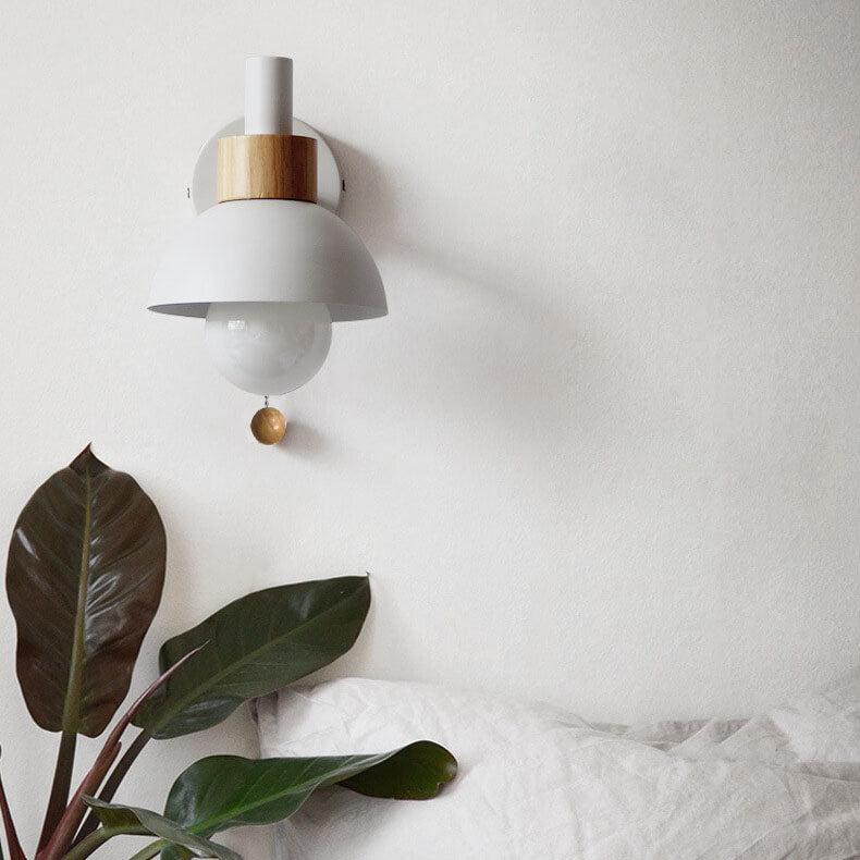 Nordic Macaron Globe Wall Sconce