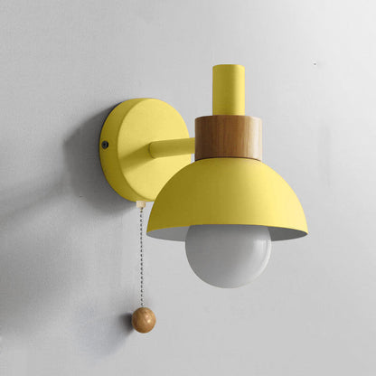 Nordic Macaron Globe Wall Sconce