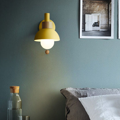 Nordic Macaron Globe Wall Sconce